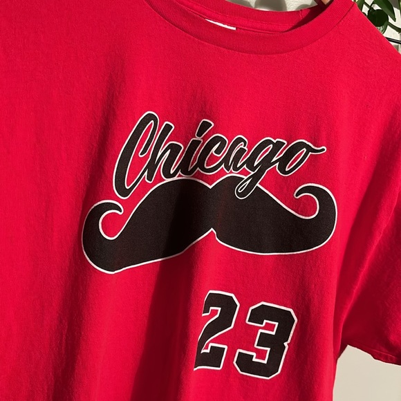 Hanes Chicago Mustache Crawl Michael Jordan 23 White Claw Chicago Bulls Large - Picture 4 of 9